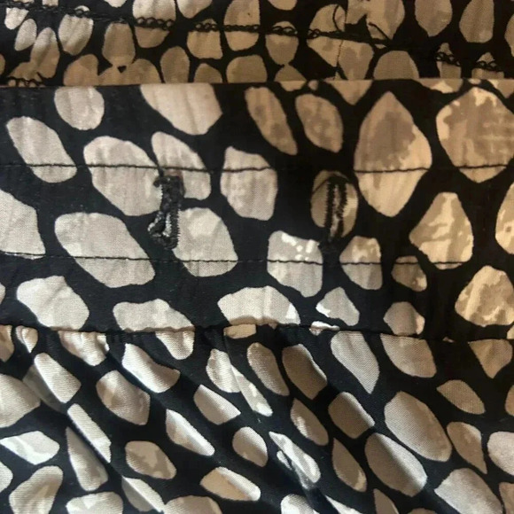 INC International Concepts Black Pebble Print Casual Joggers Size Large Petite - Picture 3 of 8